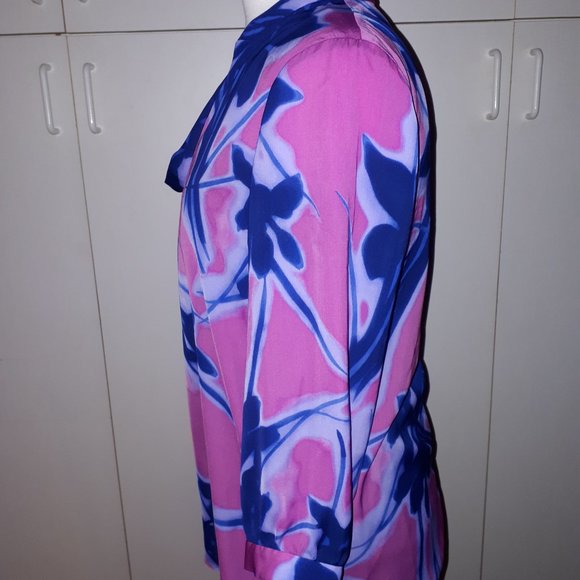 Vibrant Silk feel Blouse - Picture 2 of 4